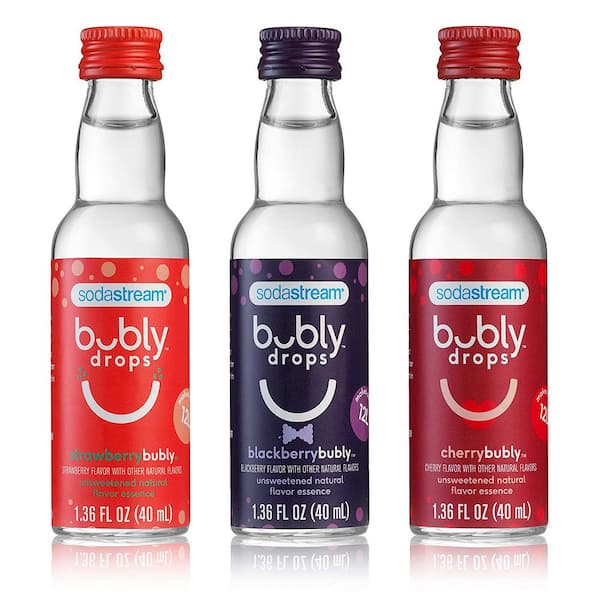 SodaStream bubly Berry Bliss Variety Pack Flavored Beverage Drink Mix (3-Pack)