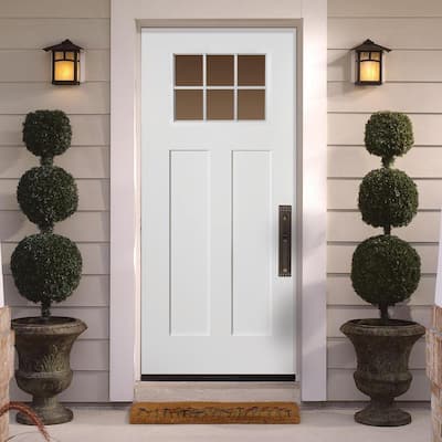 Left-Hand/Inswing - 36 x 80 - Front Doors - Exterior Doors - The Home Depot