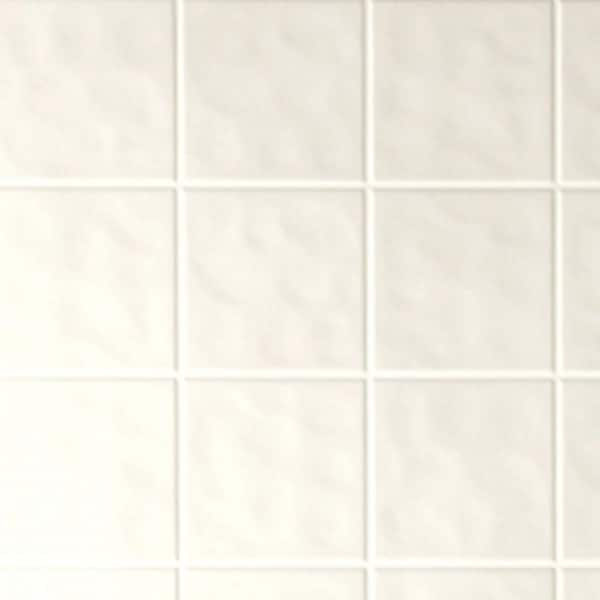 Eucatex 1/8 In. X 48 In. X 96 In. Tone White Tileboard Wall Panel ...