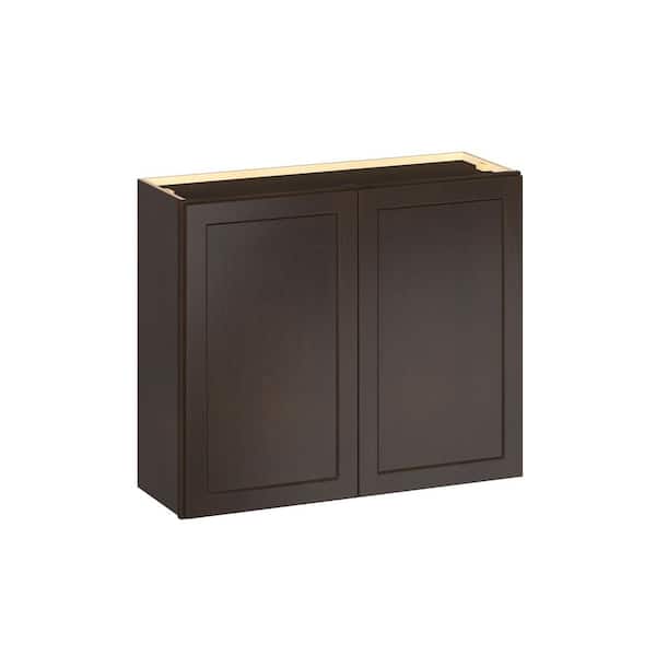 Emerson Cocoa Wall 2 Door Ready to Assemble Kitchen Cabinet (36 in. W x 30 in. H x 12 in. D)
