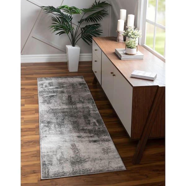 Sofia Rainier Dark Gray 2' 0 x 9' 10 Runner Rug