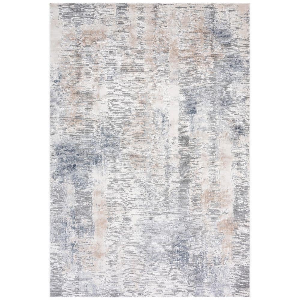 Vogue 9 ft. x 12 ft. Beige/Gray Marble High-Low Area Rug price history on PriceWatchPro