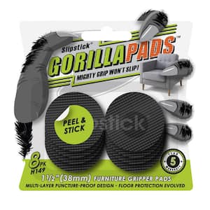 Gorilla Pads 1.5 in. Peel and Stick Antiskid 8-Pack