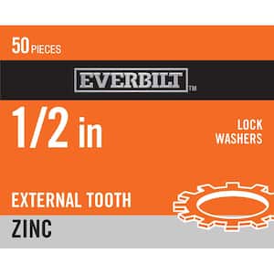 1 per 2 in. External Tooth Zinc Lock Washer (50-Piece per Pack)