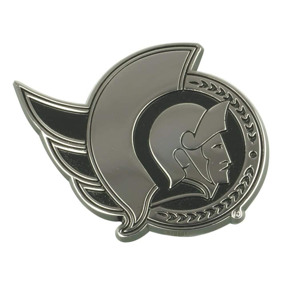 FANMATS Ottawa Senators 3D Chromed Metal Emblem 17043 The Home Depot