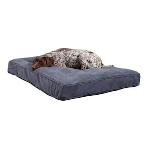 Happy Hounds Casey Large Rectangle Indoor/Outdoor Navy Dog Bed DB160L-NAVY  - The Home Depot