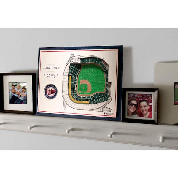 YouTheFan MLB Minnesota Twins 3D Logo Series Multi-Colored