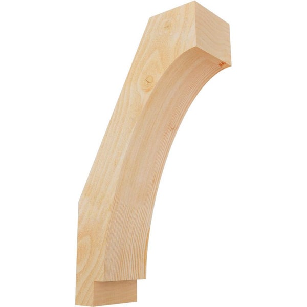 Ekena Millwork 6"W x 14"D x 26"H Imperial Rough Sawn Knee Brace, Douglas Fir