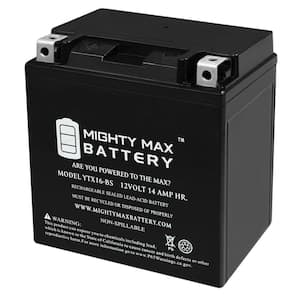 YTX16-BS 12V 14Ah Battery Replaces High Performance AGM Motorcycle