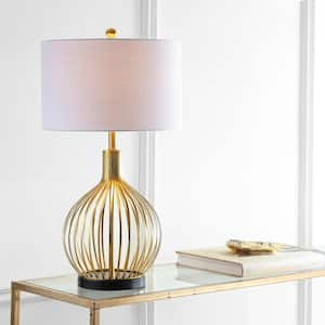 Baird 29.5 in. Gold Leaf LED Metal Table Lamp