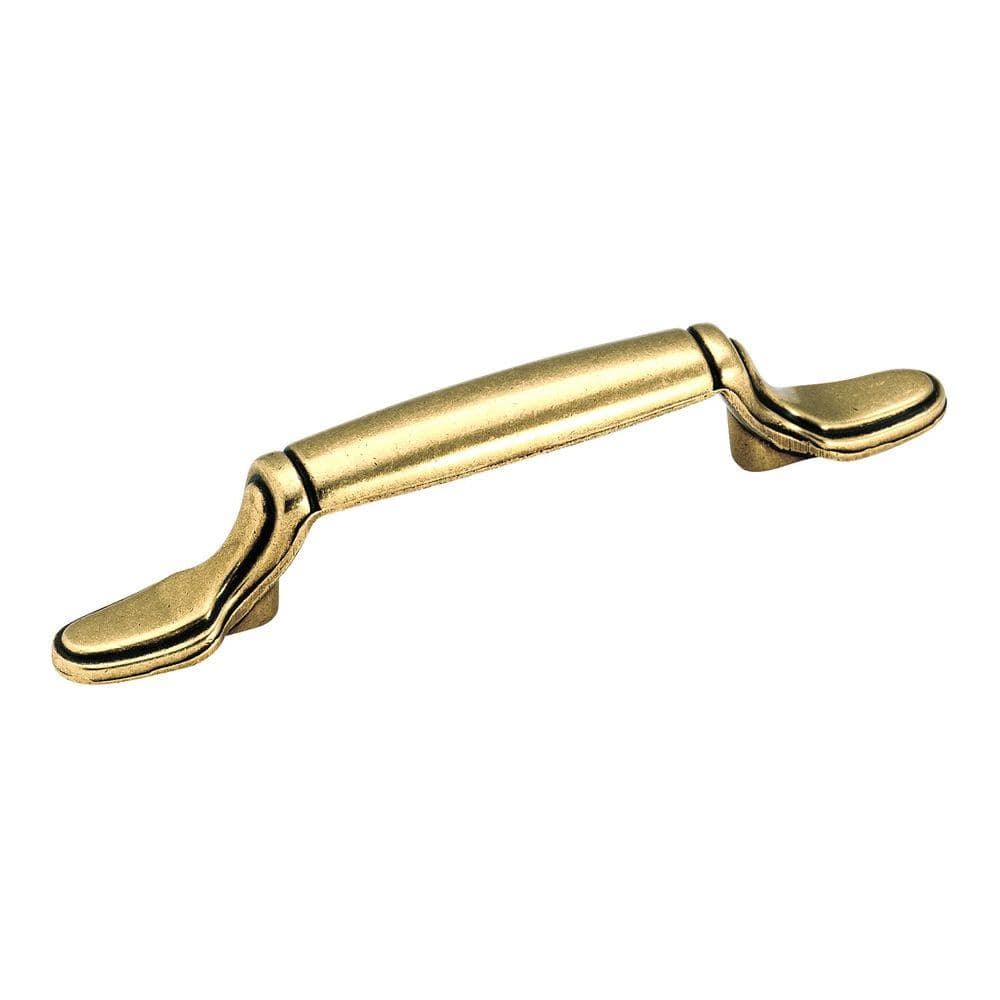 Amerock Everyday Heritage 3 in (76 mm) Center-to-Center Regency Brass Cabinet Pull (1 full box)