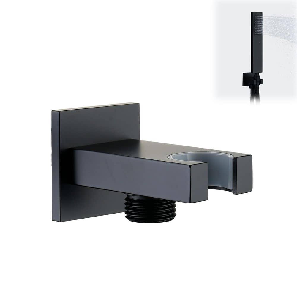 Flat Wall-Mount Hand Shower Holder in Matte Black price history on PriceWatchPro