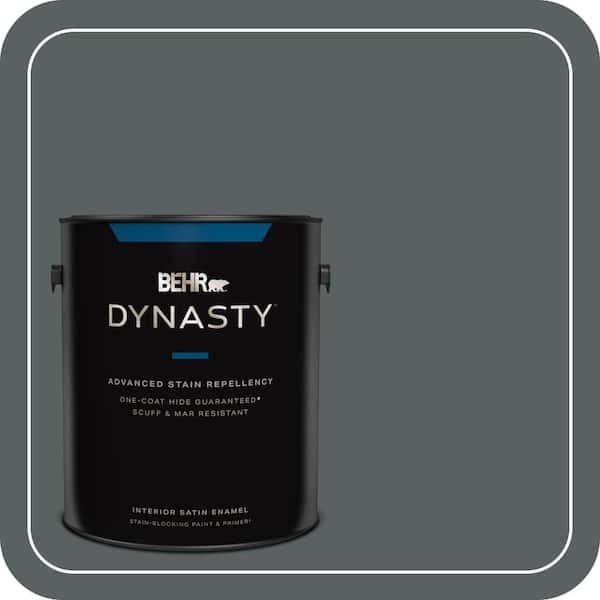 BEHR DYNASTY 1 gal. #720F-6 Paramount Satin Enamel Interior Stain-Blocking Paint and Primer