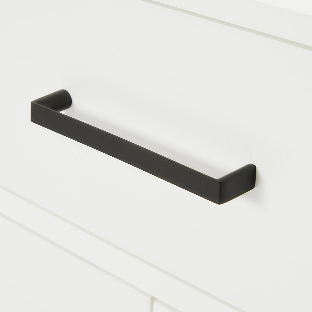 Hepburn 30" White Hardwood Single Freestanding Vanity Cabinet