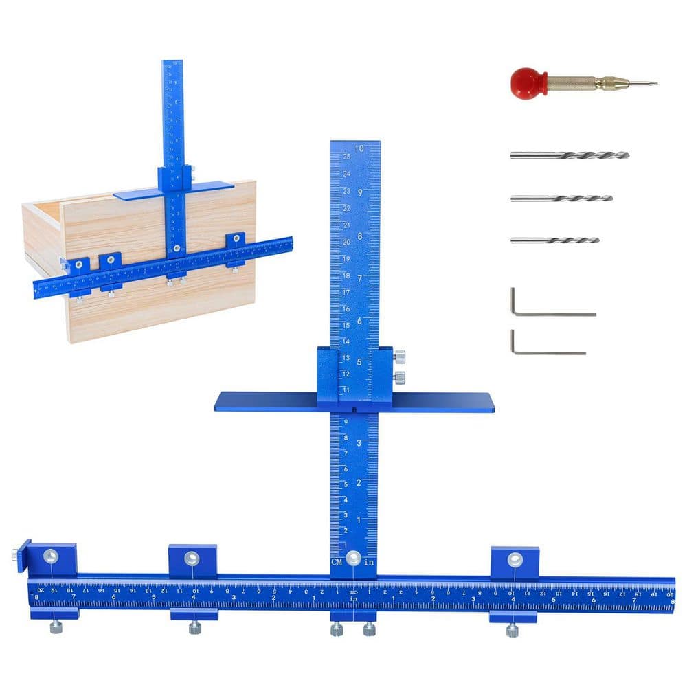 Cabinet Handle Installation Template Aluminum Alloy Jig Tool with Laser-Etched Guide for Drawer Door Pulls price history on PriceWatchPro