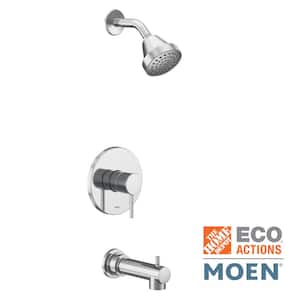 Align Single-Handle Posi-Temp Eco-Performance Tub and Shower Faucet Trim Kit in Chrome (Valve Not Included)