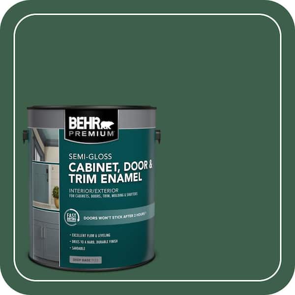BEHR PREMIUM 1 qt. #M420-7 Billiard Green Satin Enamel Interior