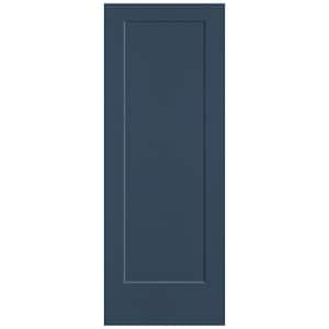 30 in. x 80 in. 1-Panel Lincoln Park Single Bore Hollow Core Night Tide Molded Composite Interior Door Slab