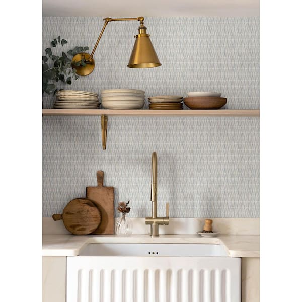 Nabi Light Blue Geometric Wallpaper