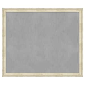 Country White Wash 52 in. x 44 in. Framed Magnetic Board