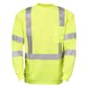 Cordova COR-BRITE Moisture Wicking Extra-Large Short-Sleeve T-Shirt in Lime  Green with Chest Pocket V131XL - The Home Depot