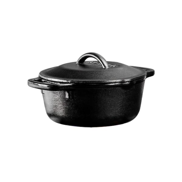 4.5 QT Enameled Cast Iron Dutch Oven with Lid Round Dutch Oven Big Dual  Handles Classic Round Pot for Home Baking, Cooking, Aqua
