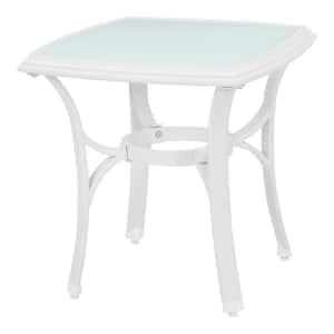 20 in. Ashbury White Side Table