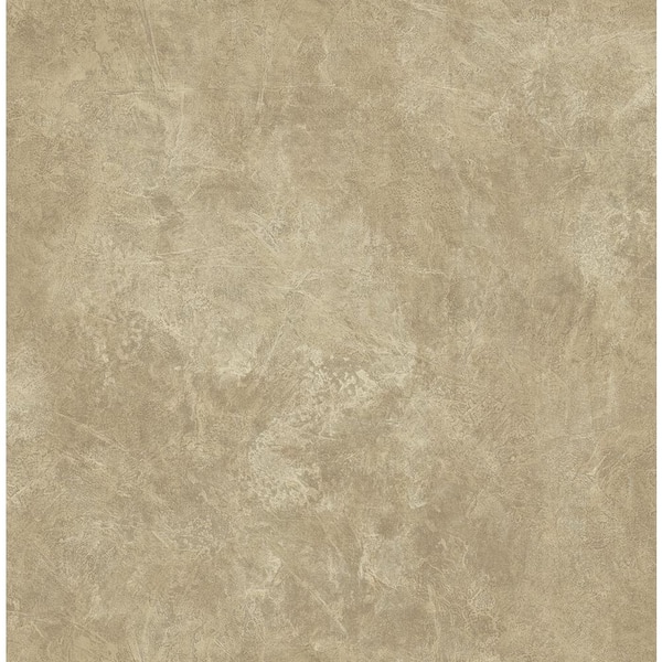 CASA MIA Spatula Effect Light Brown Paper Non-Pasted Strippable Wallpaper Roll (Cover 56.05 sq. ft.)