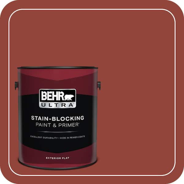 BEHR ULTRA 1 gal. #PMD-21 Autumn Maple Flat Exterior Paint & Primer