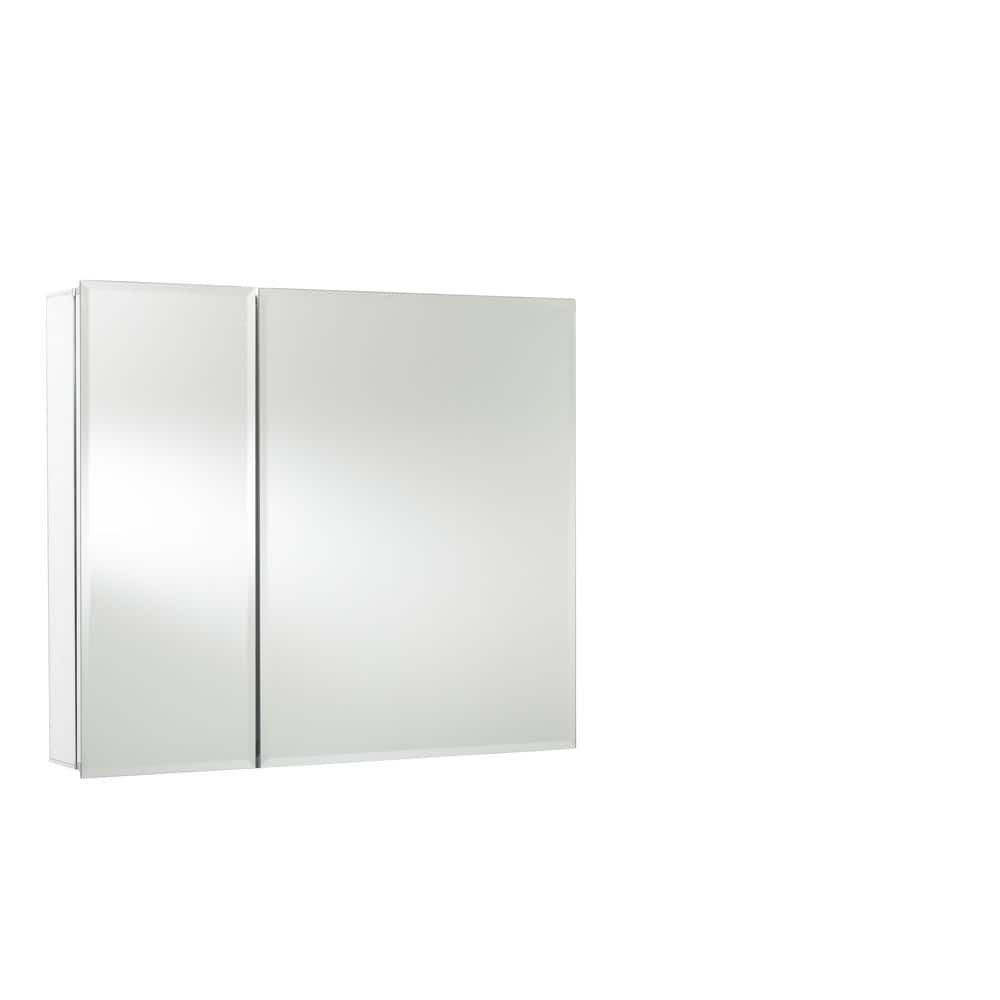 JACUZZI 30 in. x 26 in. Recessed or Surface Mount Double Door BiView