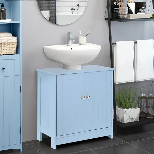 Siavonce Modern Under Sink Storage Cabinet with Doors Bathroom