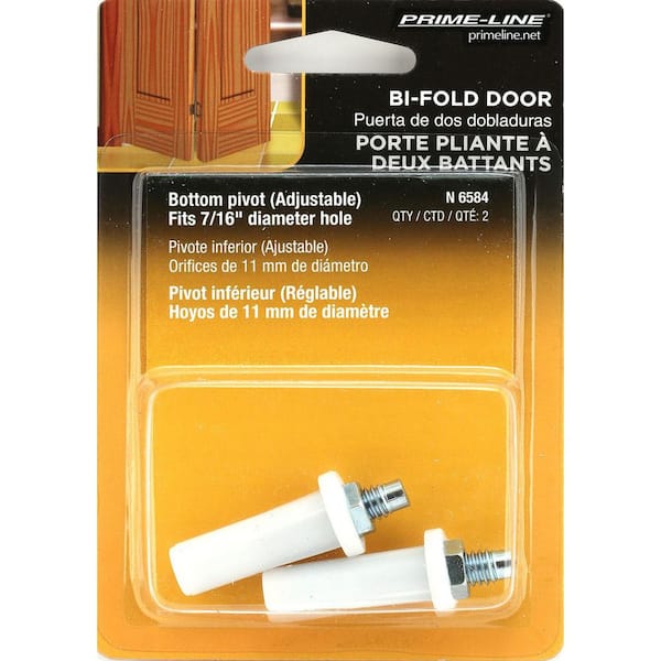 Prime-Line Nylon Adjustable Bi-Fold Door Bottom Pivot, Cox N 6584