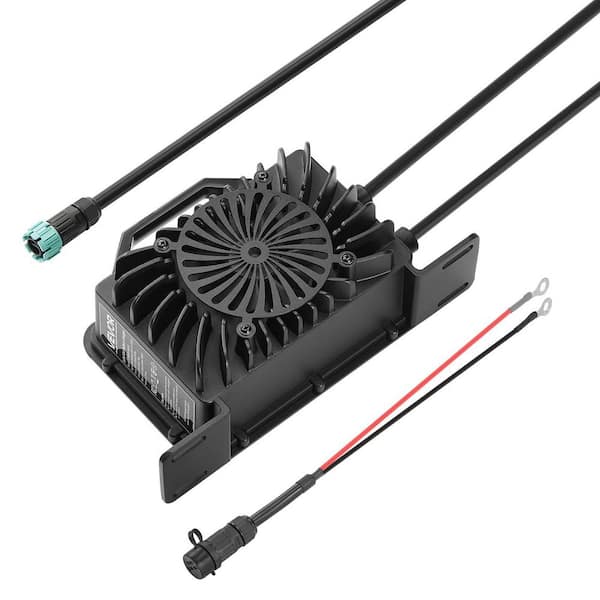 48V 18A Lithium Battery Charger, 58. 4V, AC-DC LiFePO4 Smart Charger, with Waterproof Connector, LED Indicator