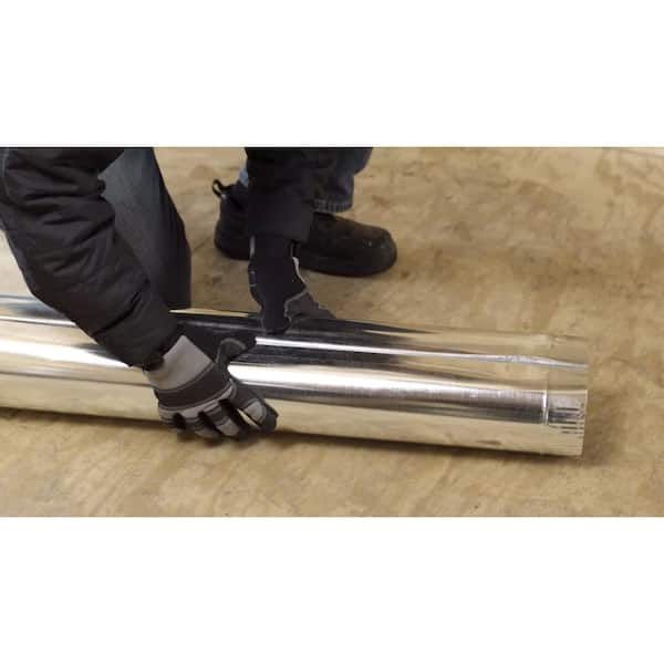 Master Flow AF8X96 8 in. x 8 ft. Aluminum Flex Pipe