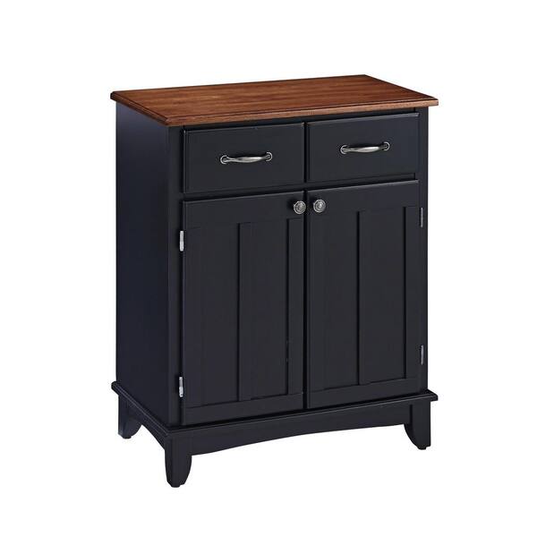 HOMESTYLES Black and Cherry Buffet with Storage