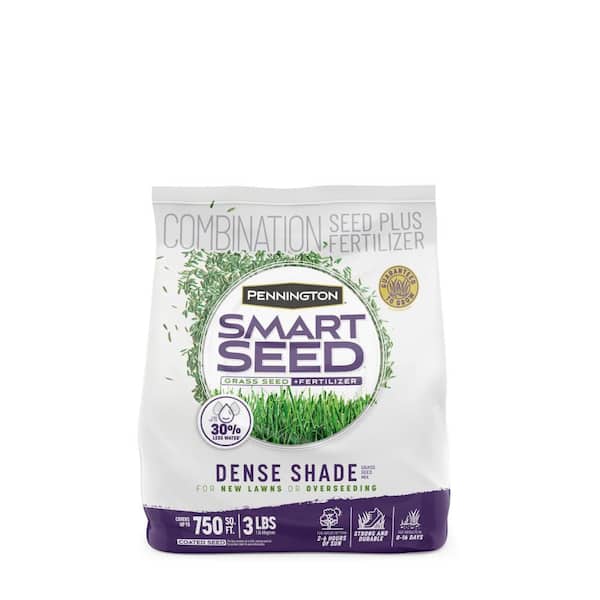 Smart Seed Dense Shade 3lb. 750 sq. ft. Grass Seed and Lawn Fertilizer