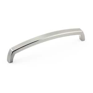 Prevost Collection 6 5/16 in. (160 mm) Brushed Nickel Transitional Cabinet Arch Pull