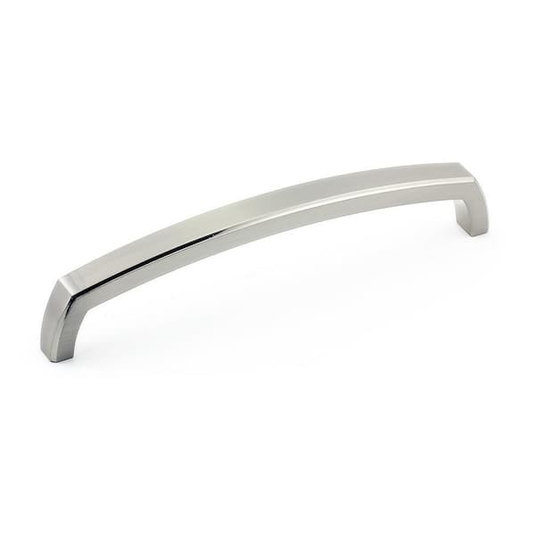 Richelieu Hardware Prévost Collection 6-5/16 in. (160 mm) Traditional Brushed Nickel Cabinet Arch Pull