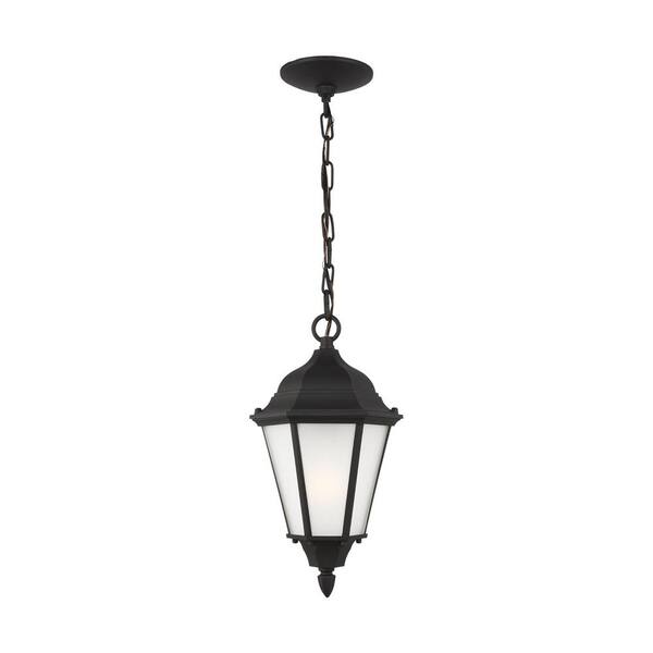 Sea Gull Lighting Bakersville 1 Light Black Outdoor Pendant 60941en3 12 The Home Depot Sea Gull Lighting Bakersville 1 Light, Outdoor Hanging Lanterns Australia