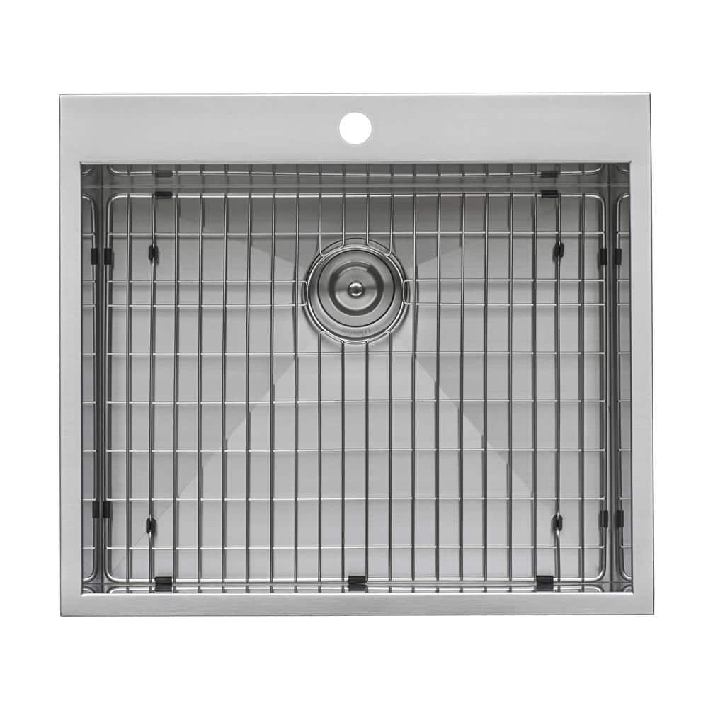 Ruvati 25" Stainless Steel Single Bowl Drop-In Kitchen Sink