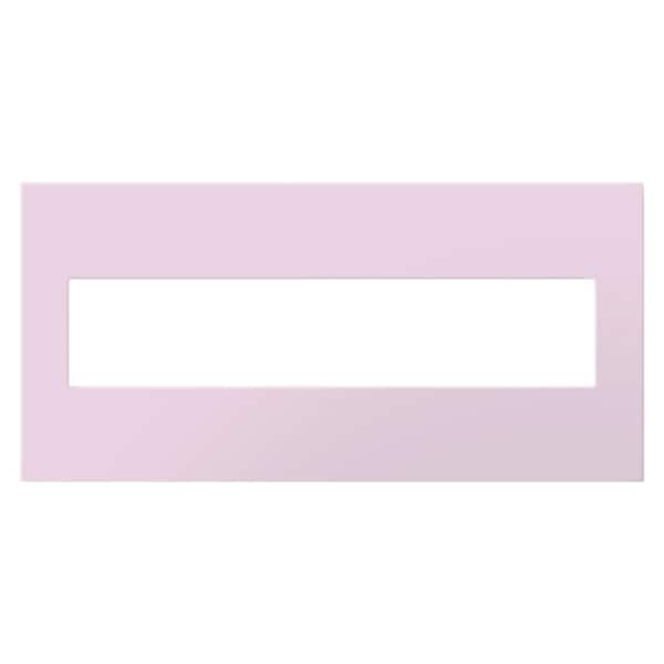 Legrand adorne 5-Gang Decorator/Rocker Plastic Wall Plate with Microban Protection, Rosa