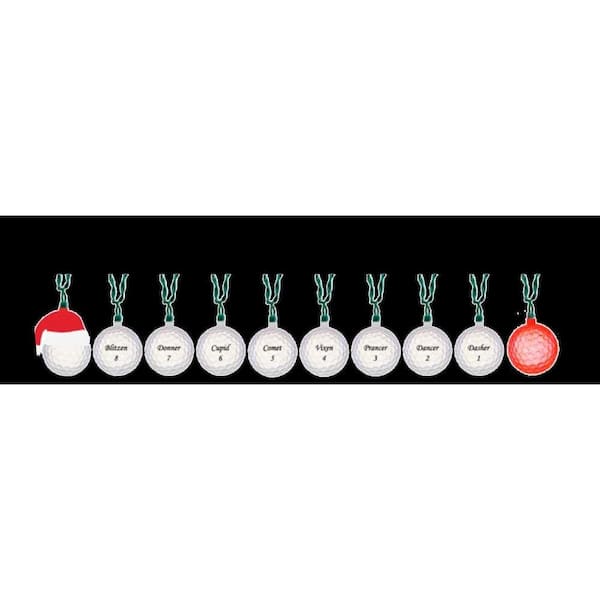 Unbranded 10-Light Santa Hat Golf Balls Light Set