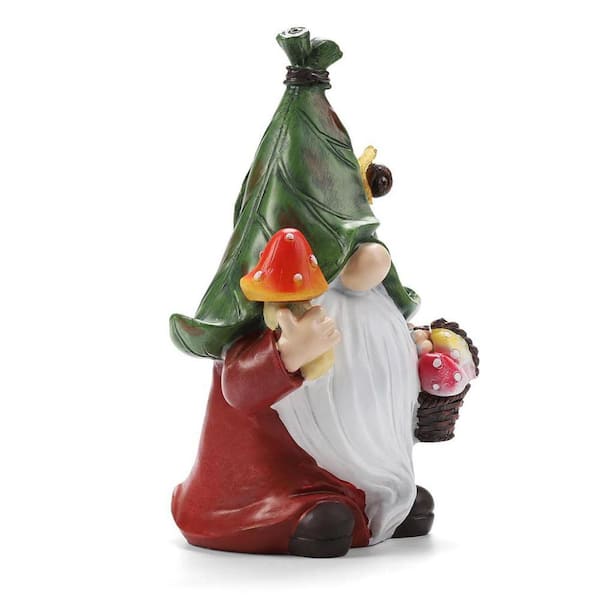 Gnome Solar Garden Statue with 3 LED Lights L0FDGJXM78 - The Home