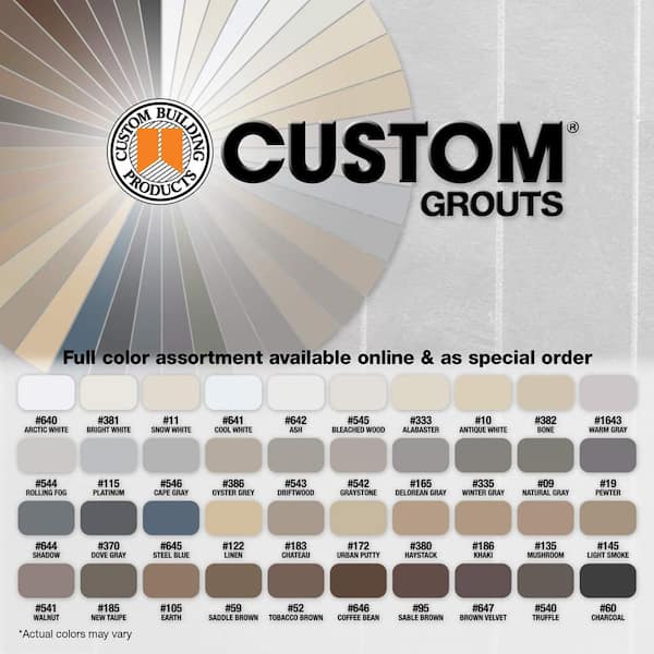 Custom Building Products Polyblend #60 Charcoal 10.5 oz. Sanded Ceramic  Tile Caulk PC6010S - The Home Depot