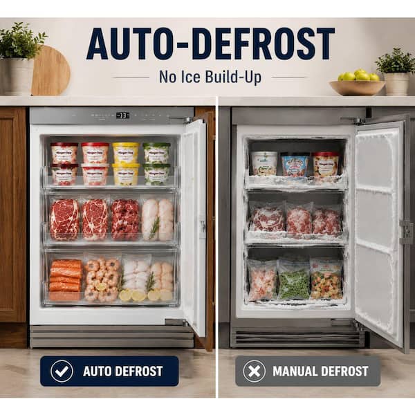 Ca'Lefort 24 in. 3.7 cu. ft. Panel Ready Undercounter Mini Upright