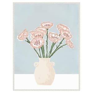 Renewed Bouquet II by Urban Road 1-Piece Floater Frame Giclee Home Canvas Art Print 42 in. x 32 in.