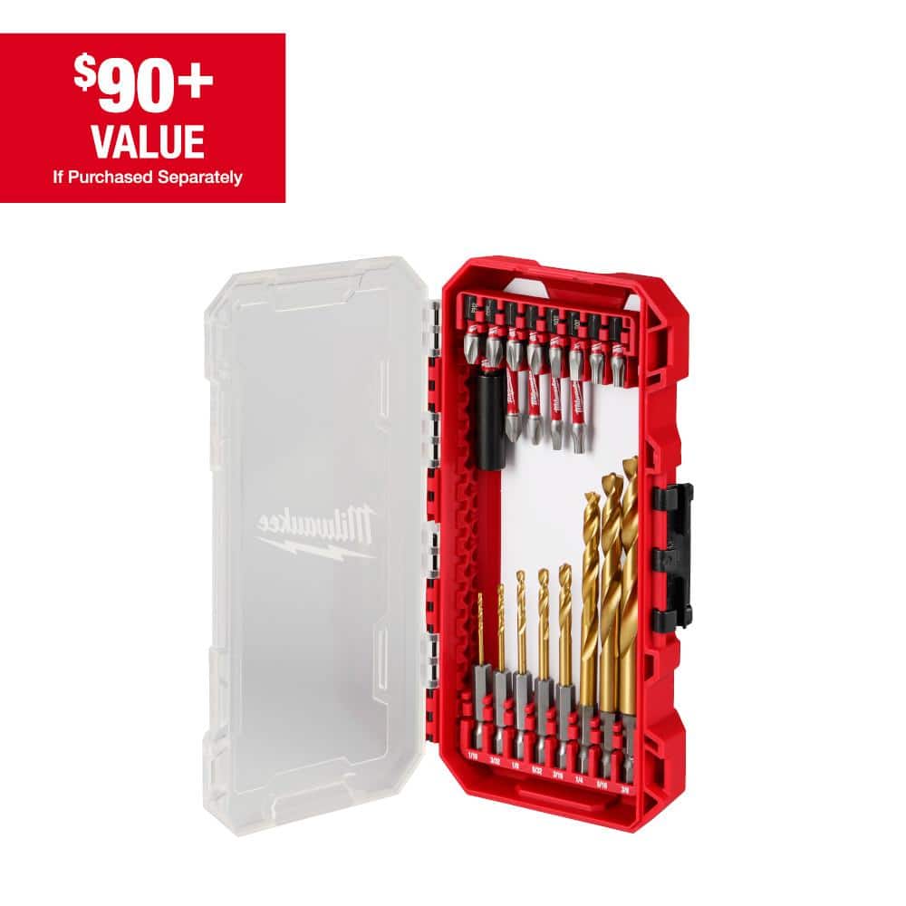 Milwaukee SHOCKWAVE Impact Duty Drill & Drive Set (21-Piece)