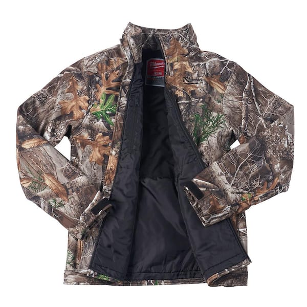 Milwaukee Men's Medium M12 12V Lithium-Ion Cordless QUIETSHELL Camo Heated  Jacket with (1) 3.0 Ah Battery and Charger 224C-21M - The Home Depot