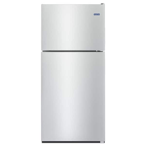 Maytag 18 cu. ft. Top Freezer Refrigerator in Fingerprint Resistant Stainless Steel