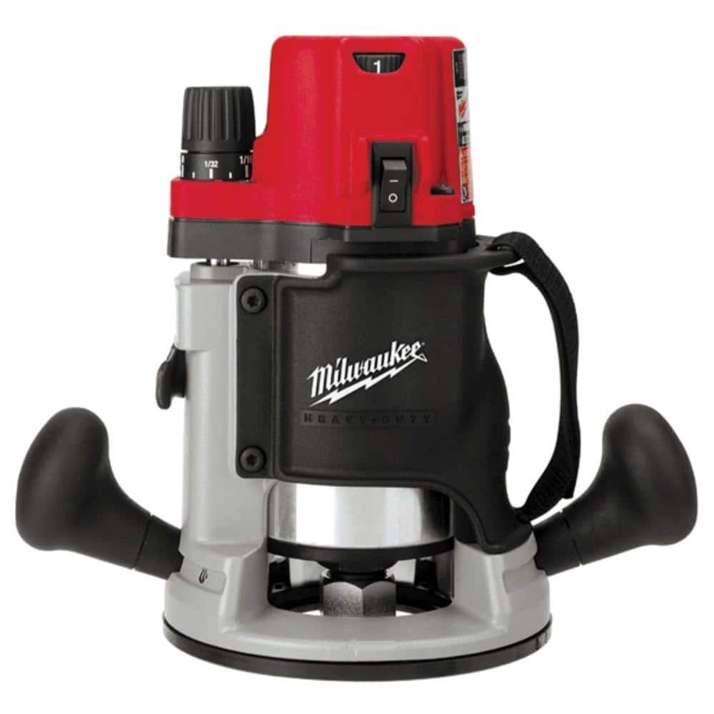 Milwaukee 13 Amp Corded 2-1/4 in. Max HP EVS BodyGrip Router 5616-20 ...